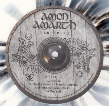 Amon Amarth Berserker, Metal Blade records usa, LP white/black