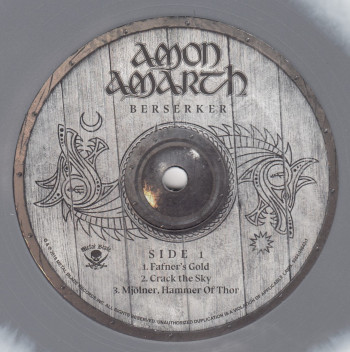 Amon Amarth Berserker, Metal Blade records usa, LP white/grey