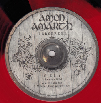 Amon Amarth Berserker, Metal Blade records usa, LP black/red