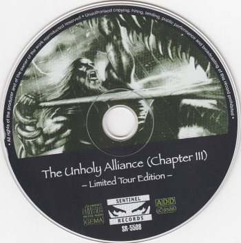 Amon Amarth The Unholy Alliance (Chapter III), Sentinel Records australia, CD