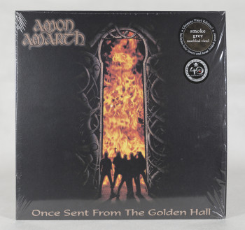 Amon Amarth Once Sent From The Golden Hall, Metal Blade records europe, LP grey