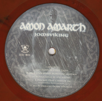 Amon Amarth Jomsviking, Metal Blade records europe, LP red