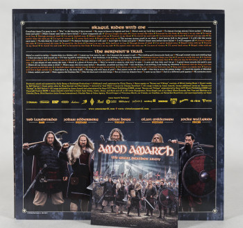 Amon Amarth The Great Heathen Army, Metal Blade records europe, LP clear/red