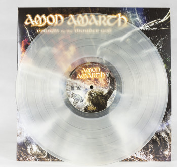 Amon Amarth Twilight Of The Thunder God, Metal Blade records, Church Of Vinyl germany, LP clear