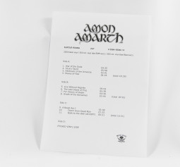 Amon Amarth Surtur Rising, Metal Blade records germany, LP Test Pressing