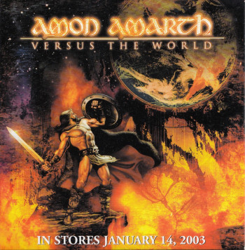 Amon Amarth Versus The World, Metal Blade records usa, CD Promo