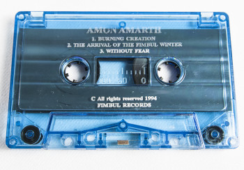 Amon Amarth The Arrival Of The Fimbul Winter, Fimbul Records sweden, cassette blue