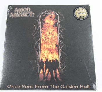 Amon Amarth Once Sent From The Golden Hall, Metal Blade records europe, LP khaki