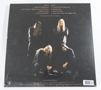 Amon Amarth Once Sent From The Golden Hall, Metal Blade records europe, LP orange