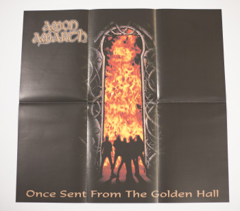 Amon Amarth Once Sent From The Golden Hall, Metal Blade records europe, LP yellow/red