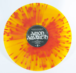 Amon Amarth Once Sent From The Golden Hall, Metal Blade records europe, LP yellow/red