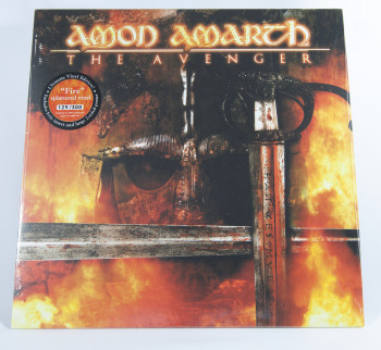 Amon Amarth The Avenger, Metal Blade records europe, LP yellow/red