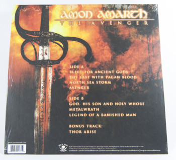 Amon Amarth The Avenger, Metal Blade records europe, LP yellow/red