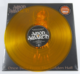 Amon Amarth Once Sent From The Golden Hall, Metal Blade records europe, LP orange