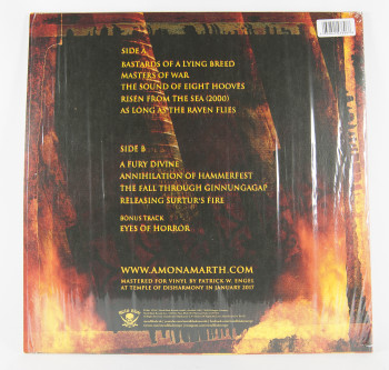 Amon Amarth The Crusher, Metal Blade records europe, LP orange/brown
