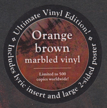 Amon Amarth The Crusher, Metal Blade records europe, LP orange/brown