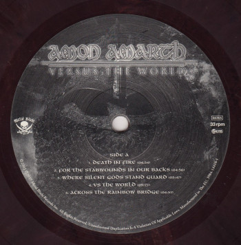 Amon Amarth Versus The World, Metal Blade records europe, LP purple