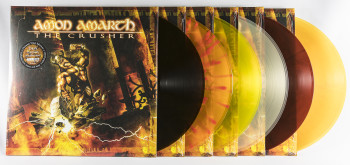 Amon Amarth The Crusher, Metal Blade records europe, LP yellow
