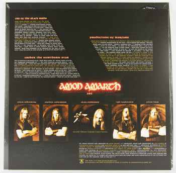Amon Amarth With Oden On Our Side, Metal Blade records europe, LP yellow/red