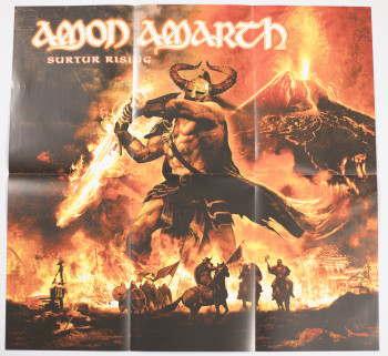Amon Amarth Surtur Rising, Metal Blade records europe, LP yellow/red