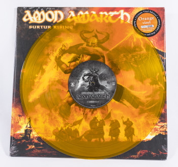 Amon Amarth Surtur Rising, Metal Blade records europe, LP orange