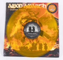 Amon Amarth Surtur Rising, Metal Blade records europe, LP orange
