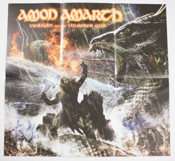 Amon Amarth Twilight Of The Thunder God, Metal Blade records europe, LP orange