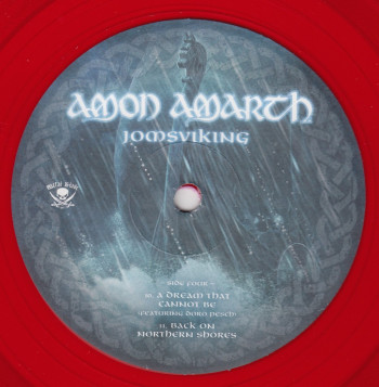 Amon Amarth Jomsviking, Metal Blade records usa, LP red