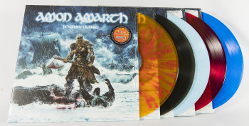 Amon Amarth Jomsviking, Metal Blade records europe, LP brown