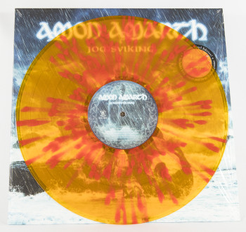 Amon Amarth Jomsviking, Metal Blade records europe, LP yellow/red