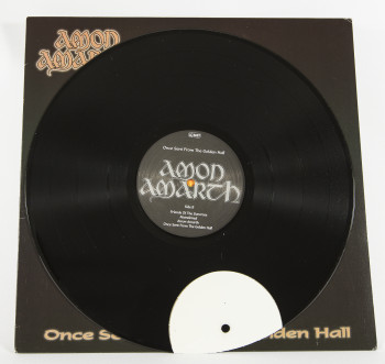 Amon Amarth Once Sent From The Golden Hall, Metal Blade records germany, LP Mislabel