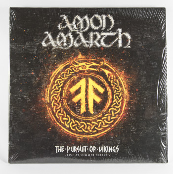 Amon Amarth The Pursuit Of Vikings, Metal Blade records usa, LP clear/black