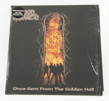Amon Amarth Once Sent From The Golden Hall, Back On Black united kingdom, LP orange