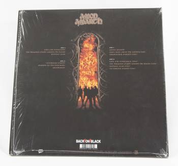 Amon Amarth Once Sent From The Golden Hall, Back On Black united kingdom, LP clear